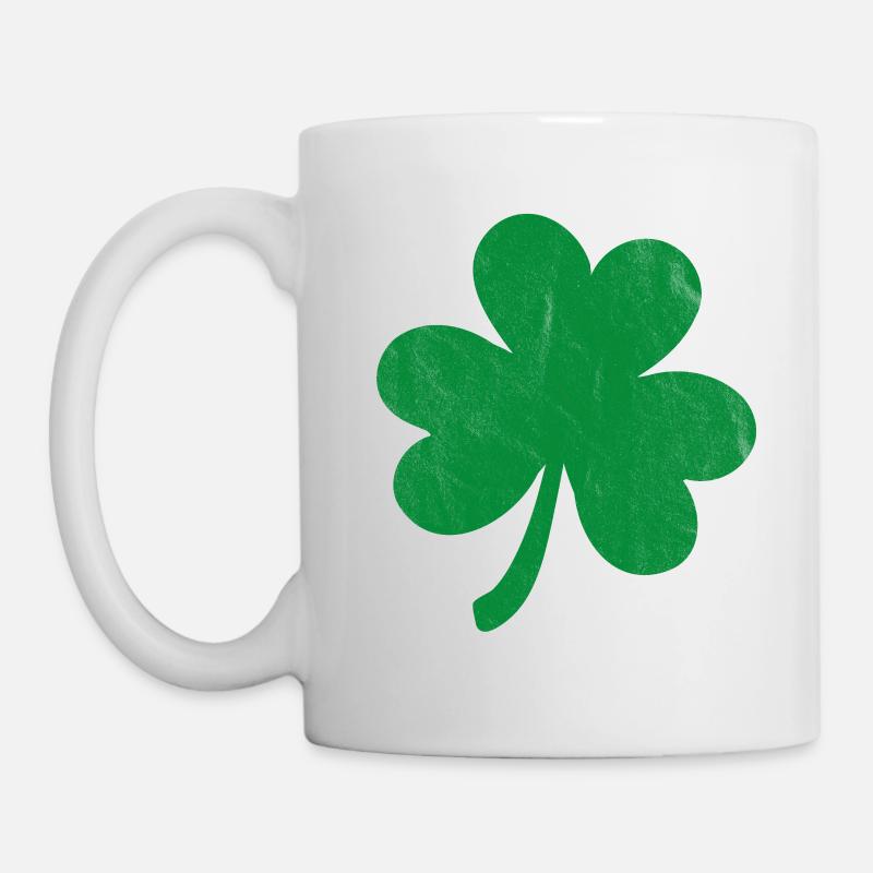Shamrock - Saint-Patrick - Mug blanc - blanc