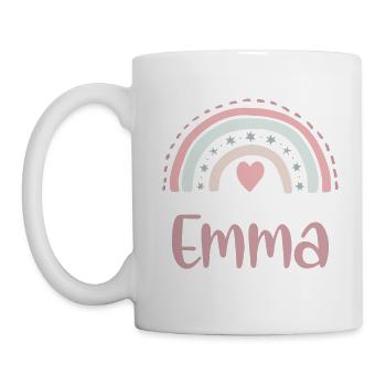 Emma Name Rainbow - Mug - white - Left