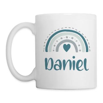 Daniel Nom Arc-en-ciel - Mug blanc - blanc - Gauche