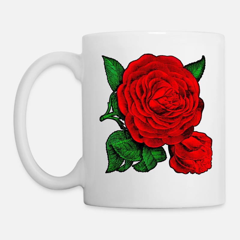 ROSE - Tasse - Weiß