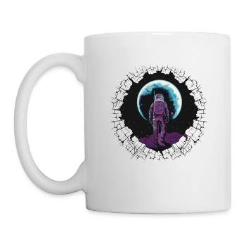 🚀 Caspernaut Black Edge 🚀 - Tasse - Weiß - Links