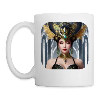 Gorgeous Fantasy Elf - Mug - white - Left
