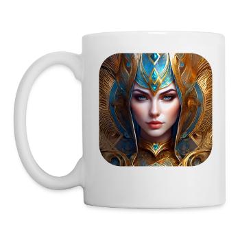 Fière Femme Fantastique - Mug blanc - blanc - Gauche