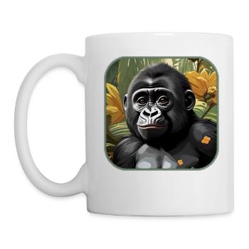 Cute Baby Gorilla - Mug - white - Left