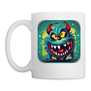 Cute little monster - Mug - white - Left