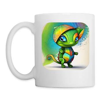 Cute Chameleon - Mug - white - Left