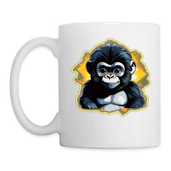 Cute Baby Gorilla - Mug - white - Left