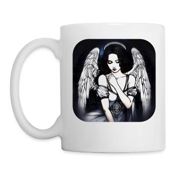 Cool Gothic Angel - Mug - white - Left