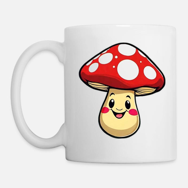 Lustiger kleiner Fliegenpilz - Tasse - Weiß