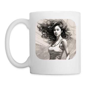 Cool Girl - Mug - white - Left