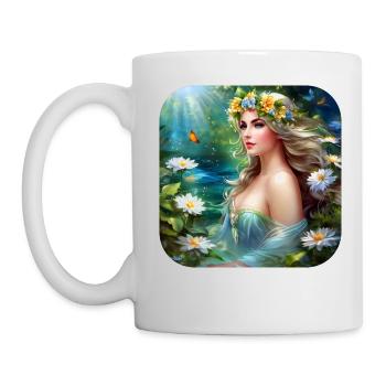 Gorgeous Floral Nymph - Mug - white - Left