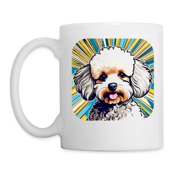 Niedlicher Zwergpudel II - Tasse - Weiß - Links