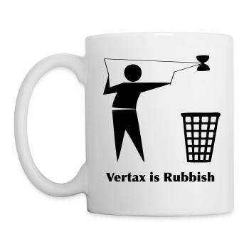 Vertax Is Rubbish - Mug - white - Left