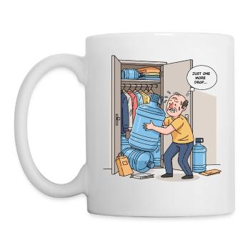 Nur ein weiterer Tropfen... - Tasse - Weiß - Links