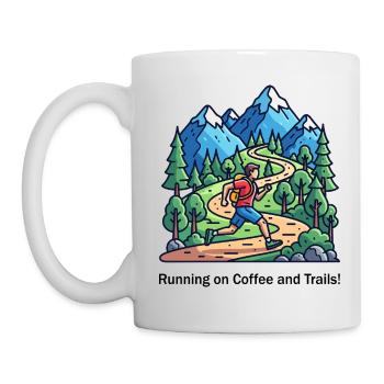 Trailrunner's Fuel - Tasse - Weiß - Links