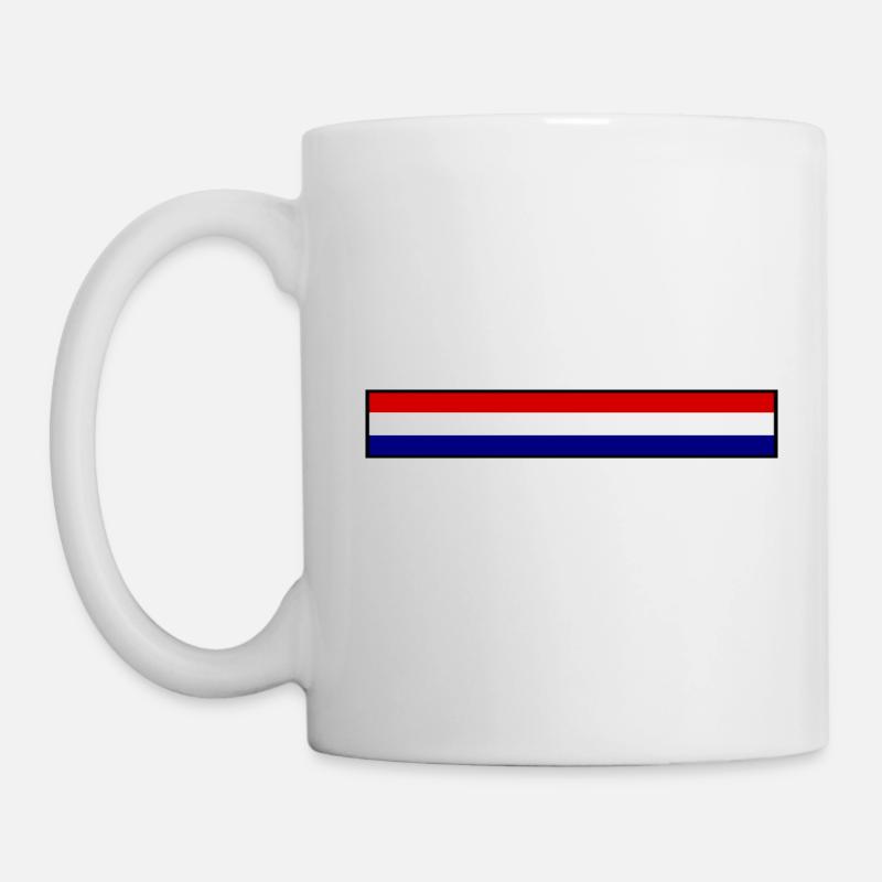 Holland flag - Mug - white