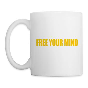 Free your mind - Mug - white - Left