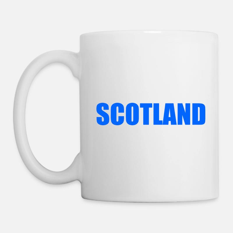 Schottland flagge - Tasse - Weiß