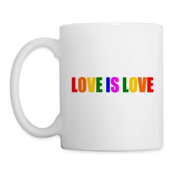 Love is love - Mug - white - Left