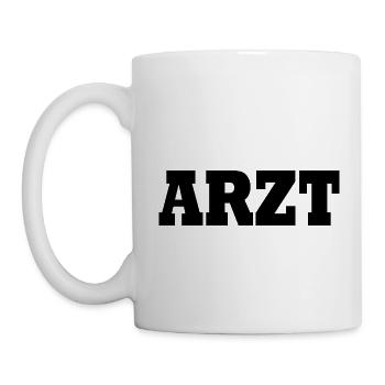 Arzt - Tasse - Weiß - Links