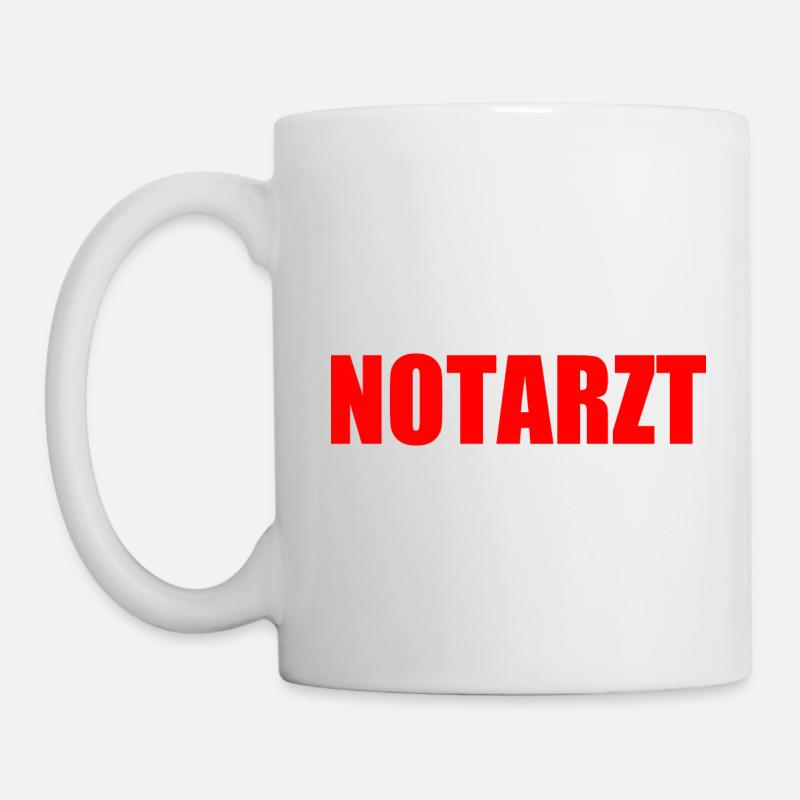 Notarzt - Tasse - Weiß