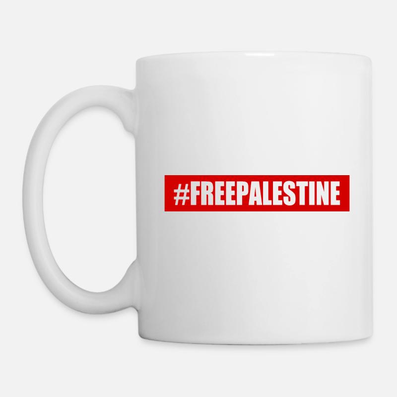 Free palestine - Mug - white