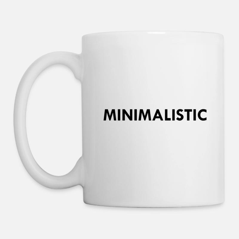Minimalistisch - Tasse - Weiß