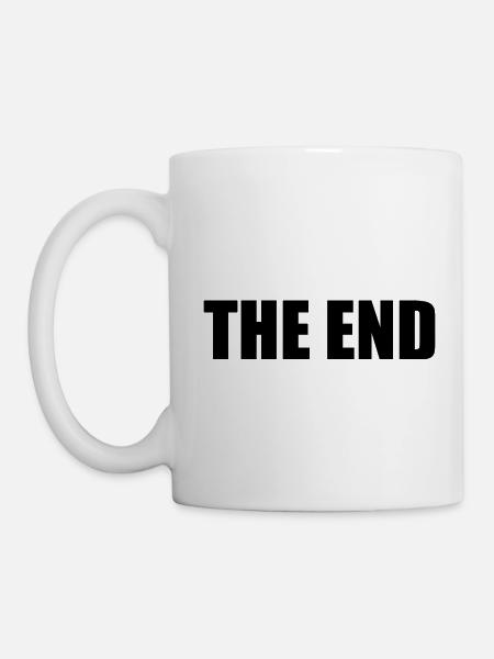 The end - Tasse - Weiß