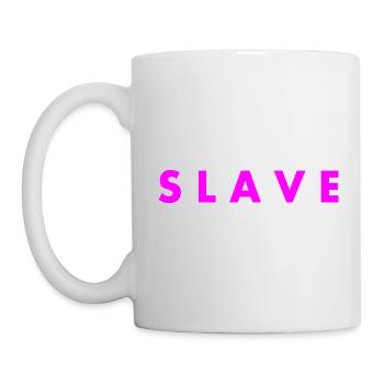 Slave - Tasse - Weiß - Links