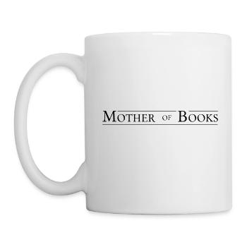 Mother of Books - Black - Tasse - Weiß - Links