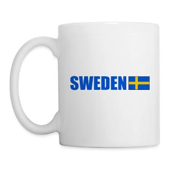 Sweden - Mug blanc - blanc - Gauche