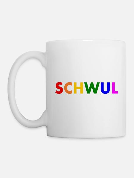 Schwul - Tasse - Weiß