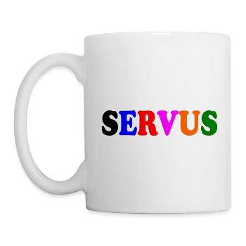 Servus - Tasse - Weiß - Links