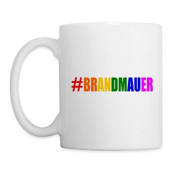 Brandmauer - Tasse - Weiß - Links