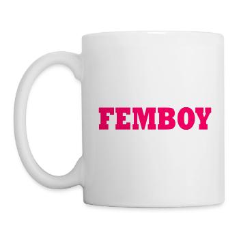 Femboy - Tasse - Weiß - Links