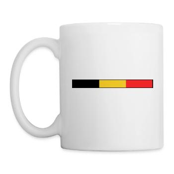 Belgium flag - Mug - white - Left