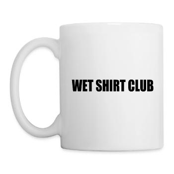 Wet shirt club - Mug blanc - blanc - Gauche