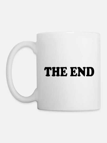 The end - Tasse - Weiß