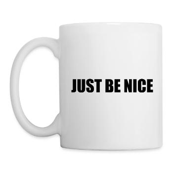 Just be nice - Mug - white - Left
