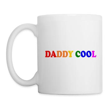 Daddy cool - Tasse - Weiß - Links