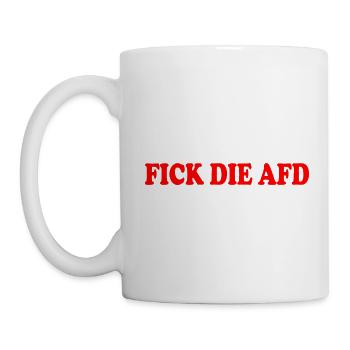 Fuck the afd - Mug - white - Left