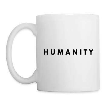 Humanity - Tasse - Weiß - Links
