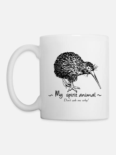 The kiwi is my animal totem. - Mug - white