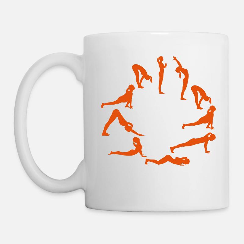 Yoga - Tasse - Weiß
