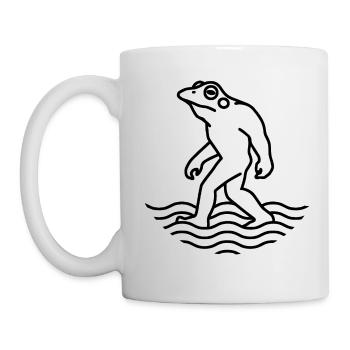 Grenouille - Mug blanc - blanc - Gauche