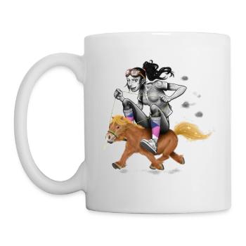Pony girl V2 - 2022 - Mug - white - Left
