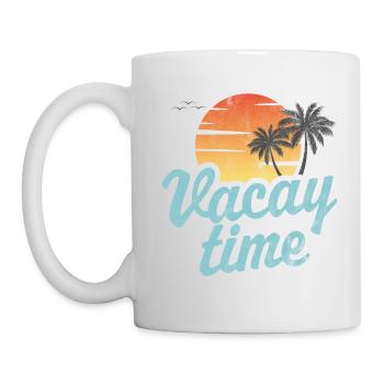 Vacay Time Beach - Mug - white - Left