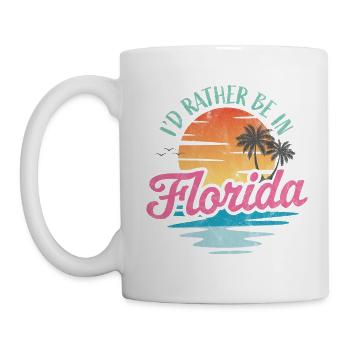 I'd rather be in Florida - Mug - white - Left