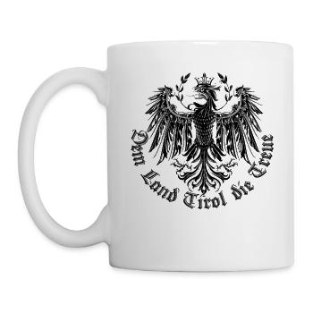 Designershirt Dem Land Tirol - Tasse - Weiß - Links