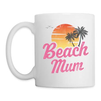 Beach Mum - Mug - white - Left